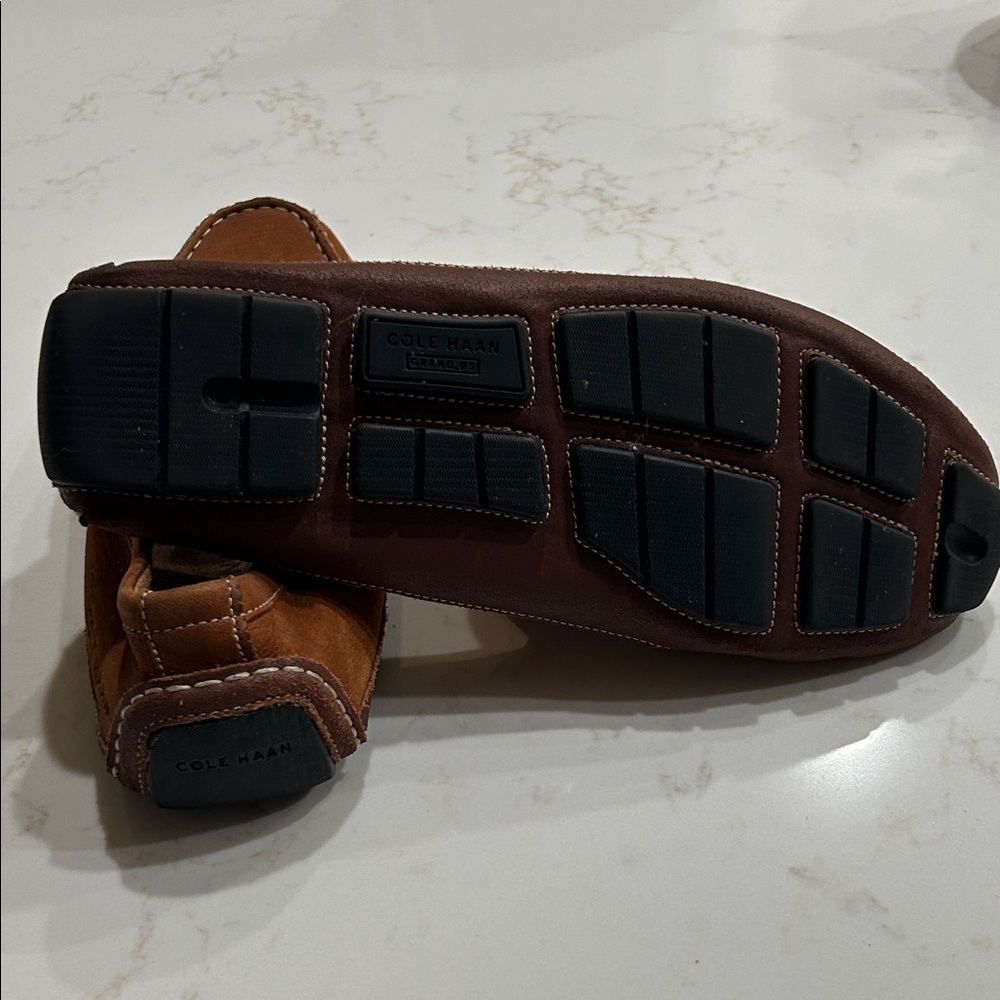 Cole Haan Men's Brown Wyatt Penny Driver Driving Loafers. Size 9 - Picture 4 of 6